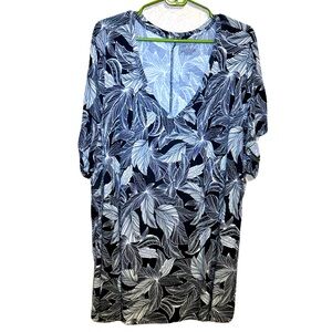 Lane Bryant Feather V Neck Tee